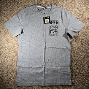 PUMA Black Fives "Make History Now" Graphic Tee Men's Size Small 532264-02 Gray